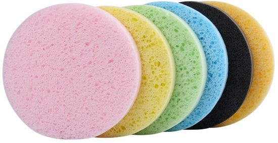 Saponetta per la pelle 50 pezzi - Saponetta riciclabile - Cellulosa naturale - Rimuovitore di trucco - Pulizia del viso - Facile da utilizzare