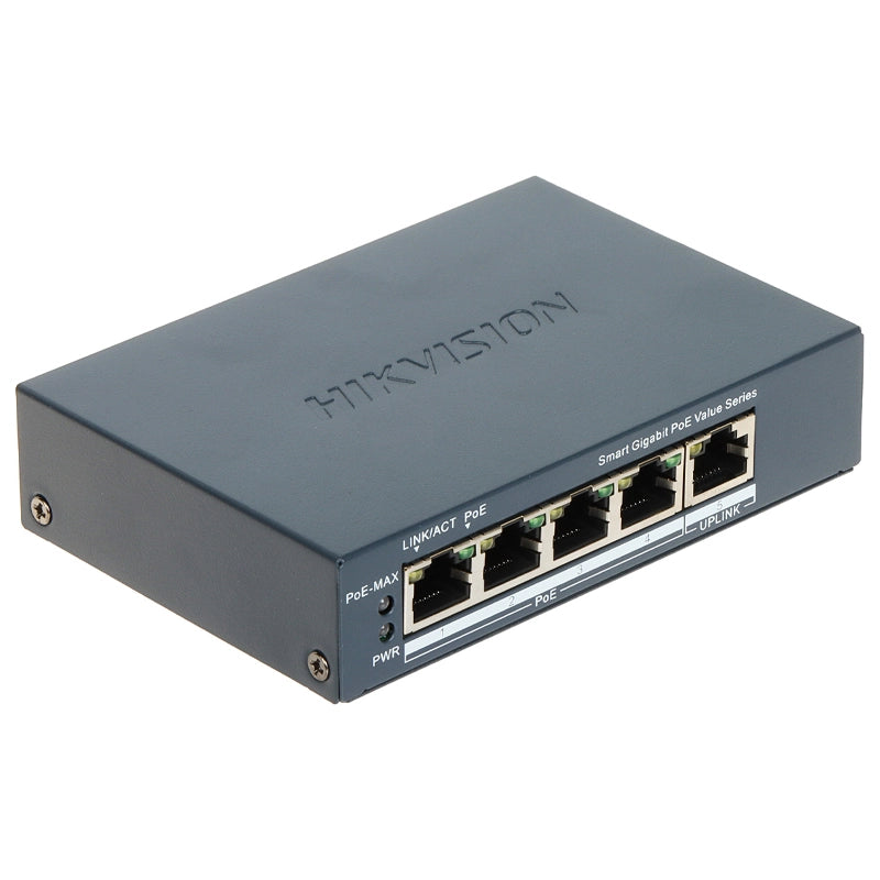 Hv switch smart managed poe gigabit,4 gigabit rj45 - ds-3e1505p-ei/m