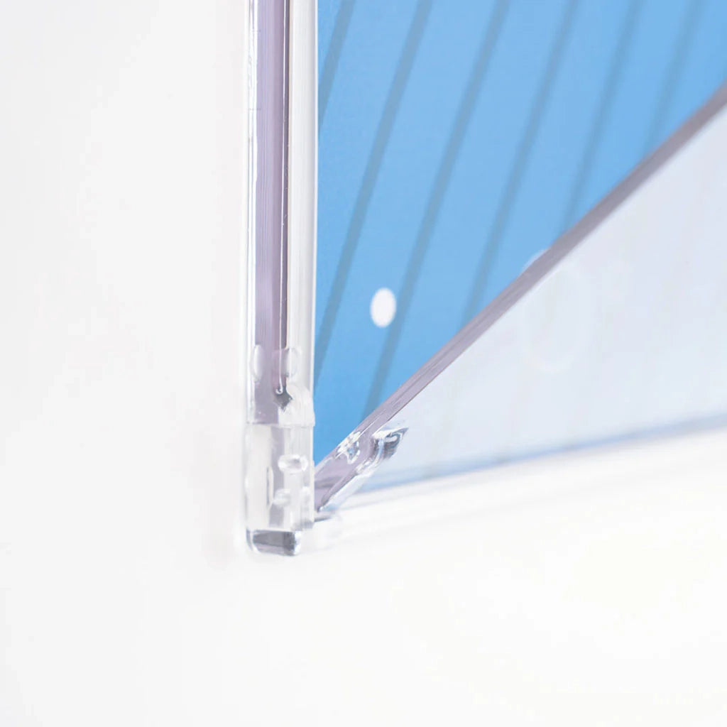 Porta avvisi tasca easy in policarbonato con biadesivi - A5 verticale