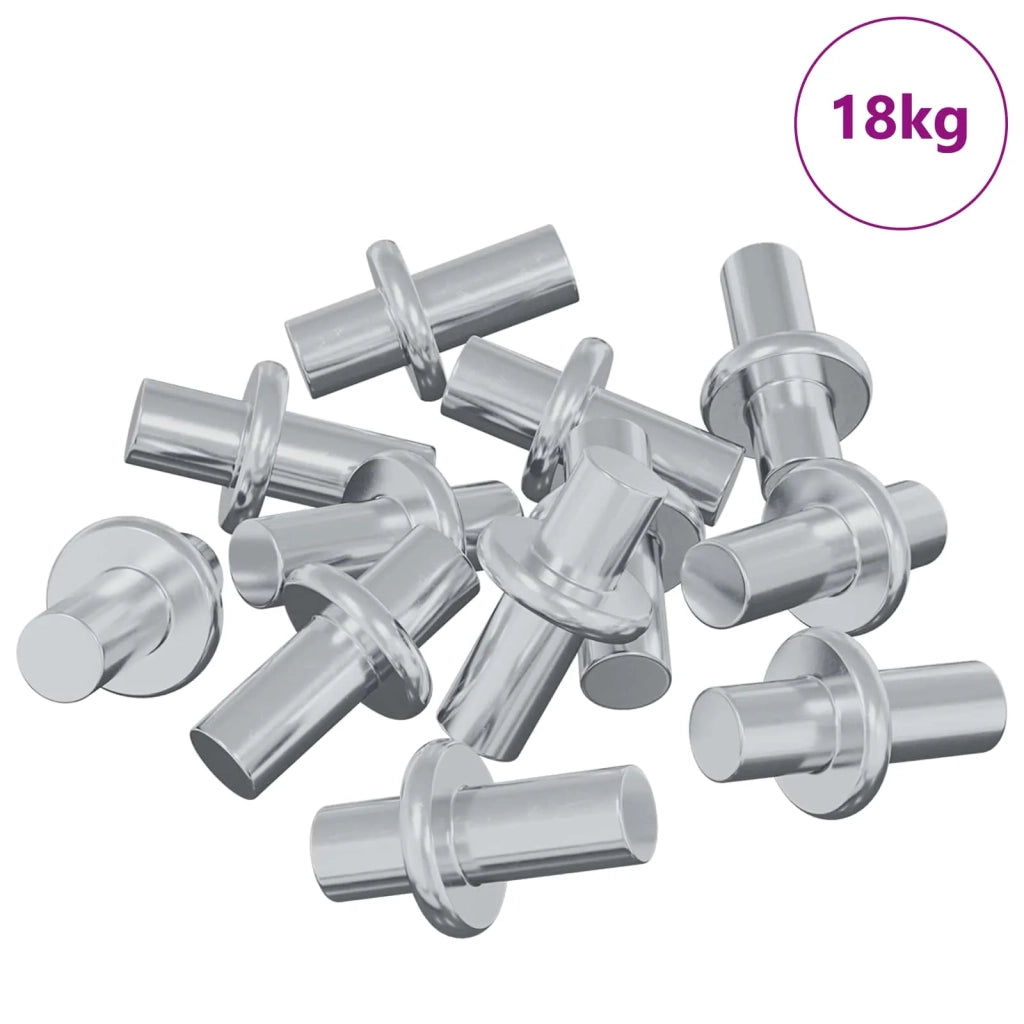 Gancio per Mensola 4500 pz Argento 8,6 x 8,6 x 14,6 mm Acciaio CFW2265483