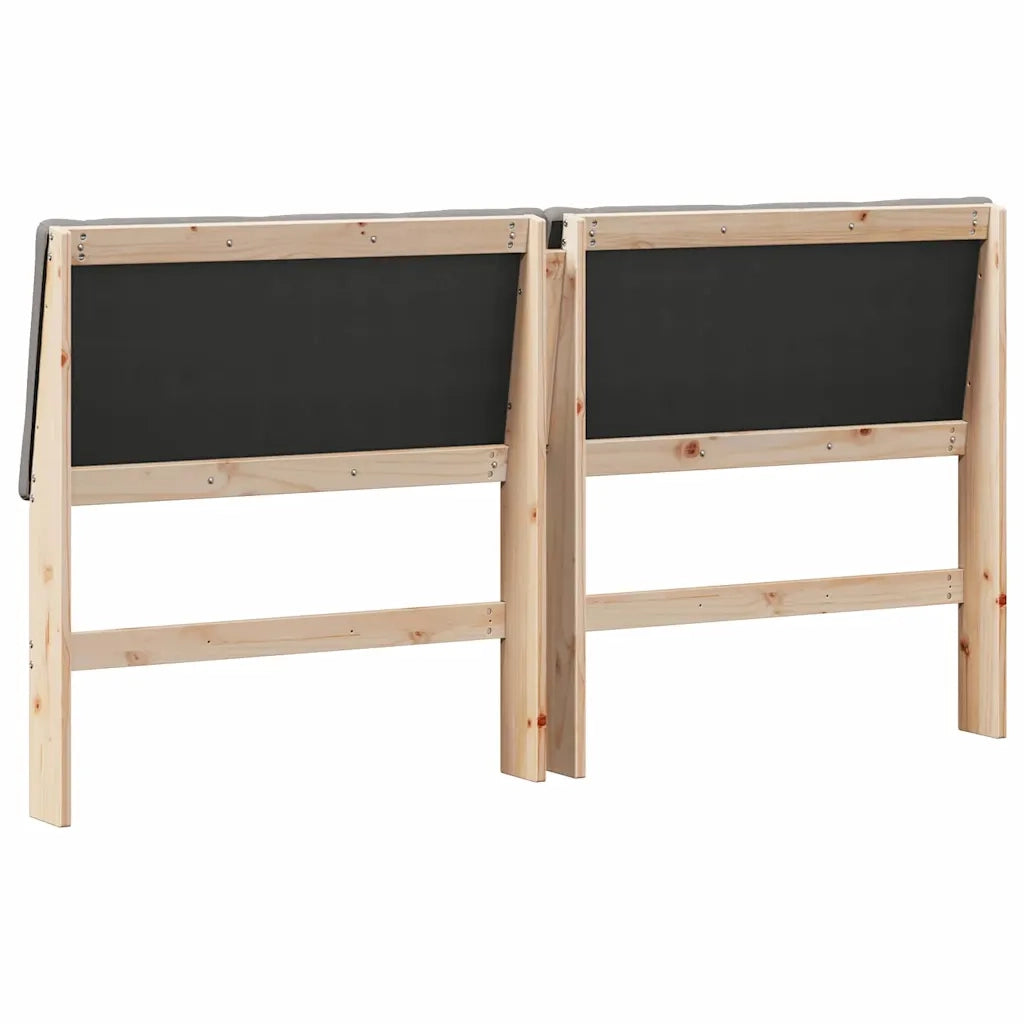 Testiera imbottita-Testiera con Cuscini-Testata Talpa 180 cm Pino massello 338755