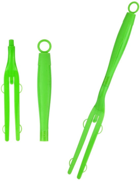 Manico estensibile per pennelli a stoffa da 32cm - Manico rimovibile - Accessori per la casa - Materiale plastico - Compatibile con pennelli a stoffa sostituibili - Sacchetto a stoffa