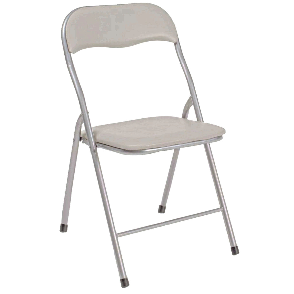 Sedia Pieghevole Salvaspazio in Acciaio PVC cm 44x45x79 - SLIM