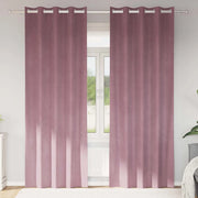 Tende oscuranti 2 pcs Rosa scuro 140 x 245 cm Velluto 4107241