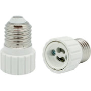 ADATTATORE LAMPADA E27-GU10 ELECTARLINE - TERMOPLASTICO BIANCO- 4 pezzi