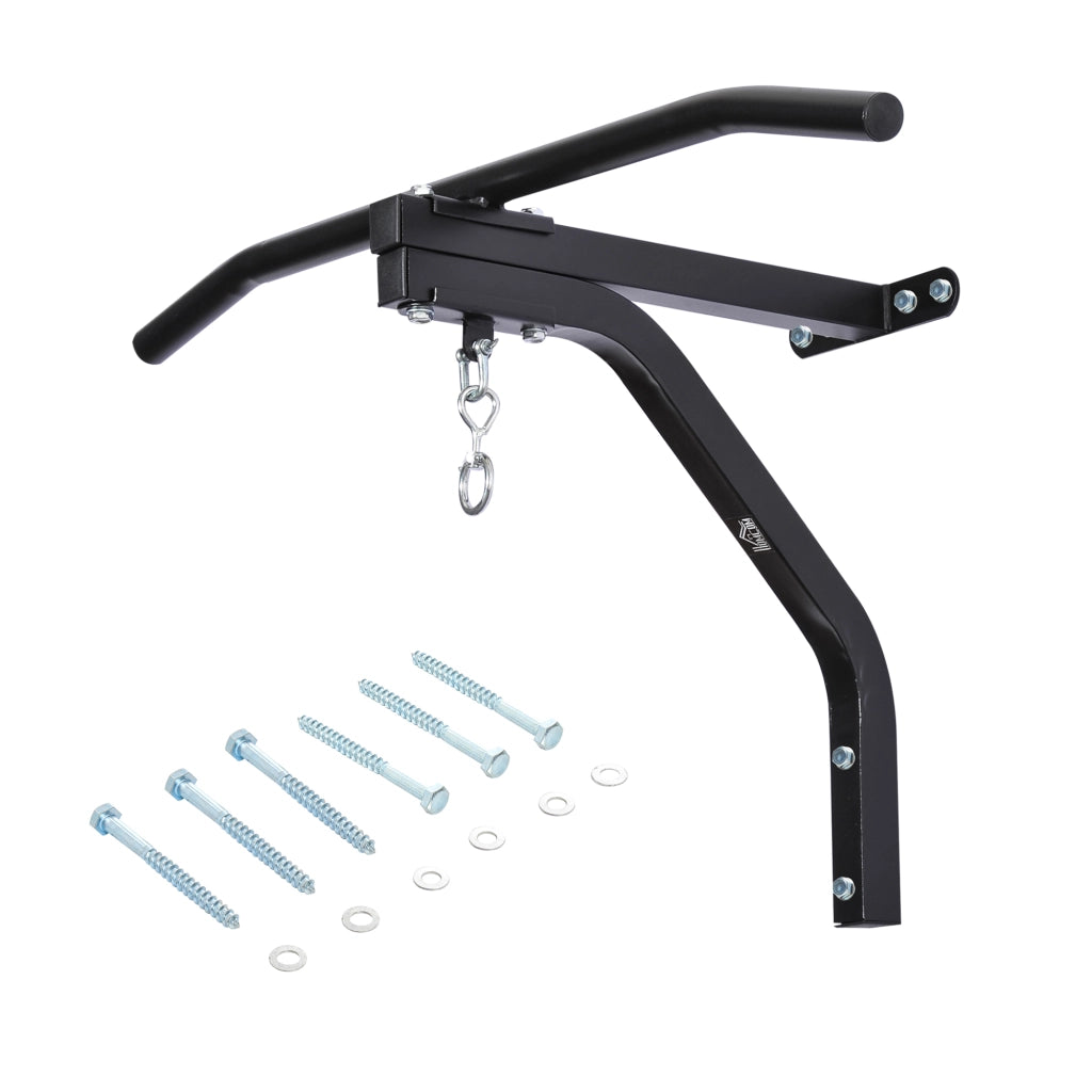 Supporto per sacco boxe ¨C Minimal ¨C acciaio nero 93x47x51 cm