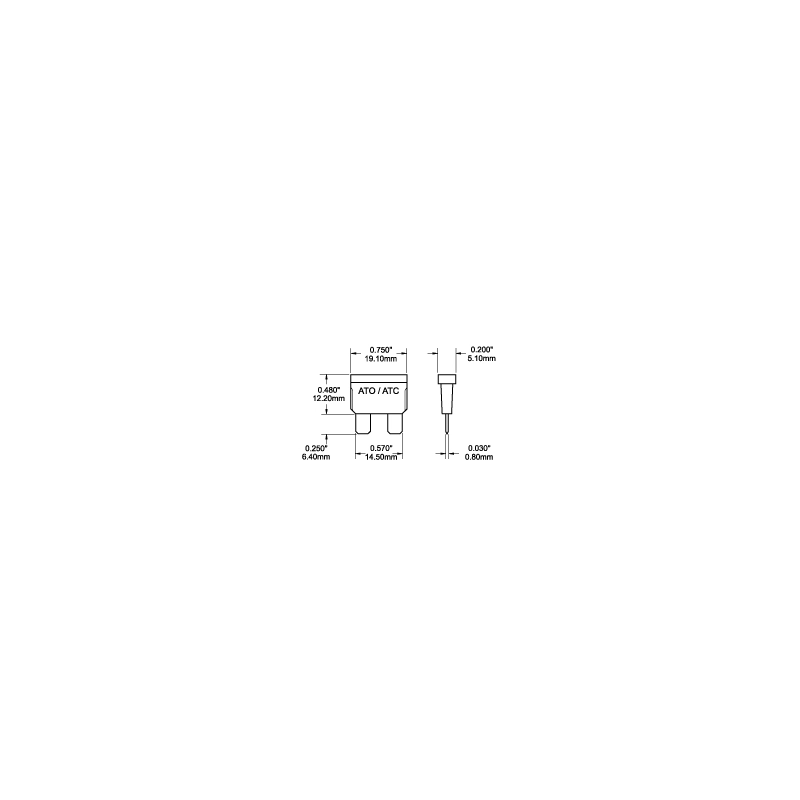 FUSIBILE ATO/ATC 5A CONF. 25 PZ