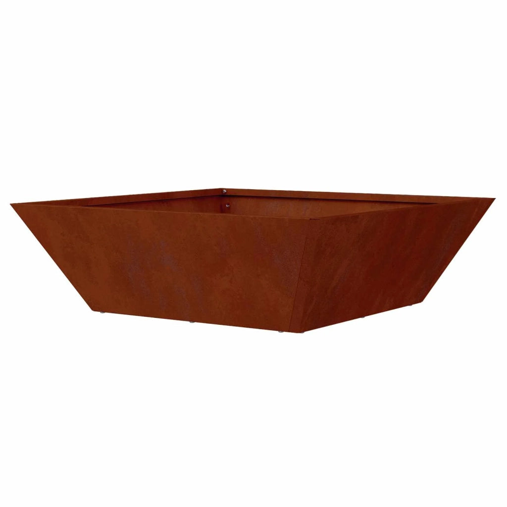 Vaso da giardino Ruggine 50 x 50 x 15 cm 873836