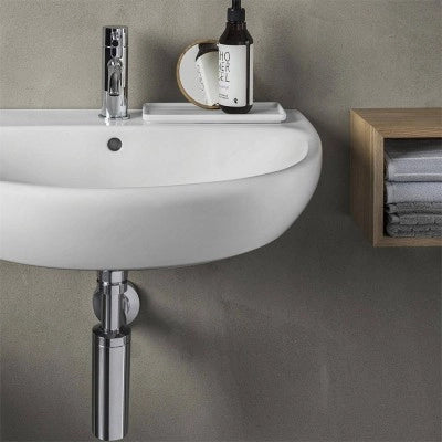 Lavabo sospeso Geberit 65 cm in ceramica bianco  Selnova