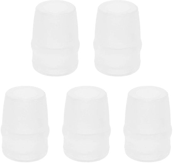 Kit di protezione per bicchiere 5 pezzi - Materiale siliconico morbido - Valvola di chiusura ergonomico - Pratico e riciclabile - Forma di sicurezza - Leggero - Kit di protezione per bicchiere