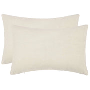 Federa 2 pcs HEERLEN Crema 40 x 60 cm Bouclé 909233