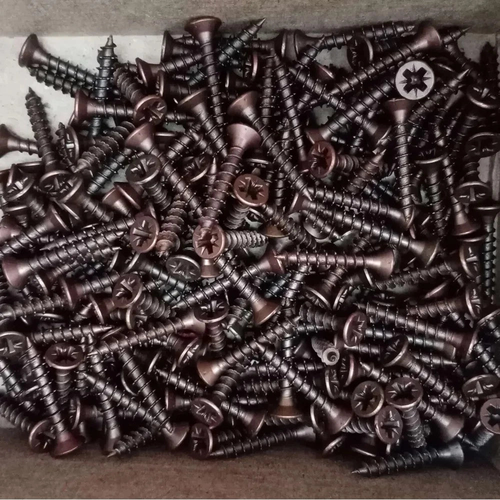 Vite 3,5x10mm - 200pz tps testa conica bronzata per legno truciolare