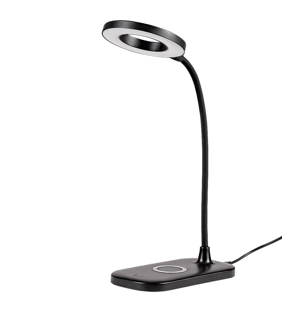 Lampada da scrivania LED nera 5W dimmer Hardin Rabalux