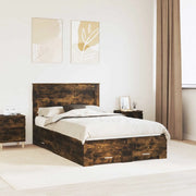 Struttura del letto Rovere fumé 135 x 190 cm Legno multistrato 3409999