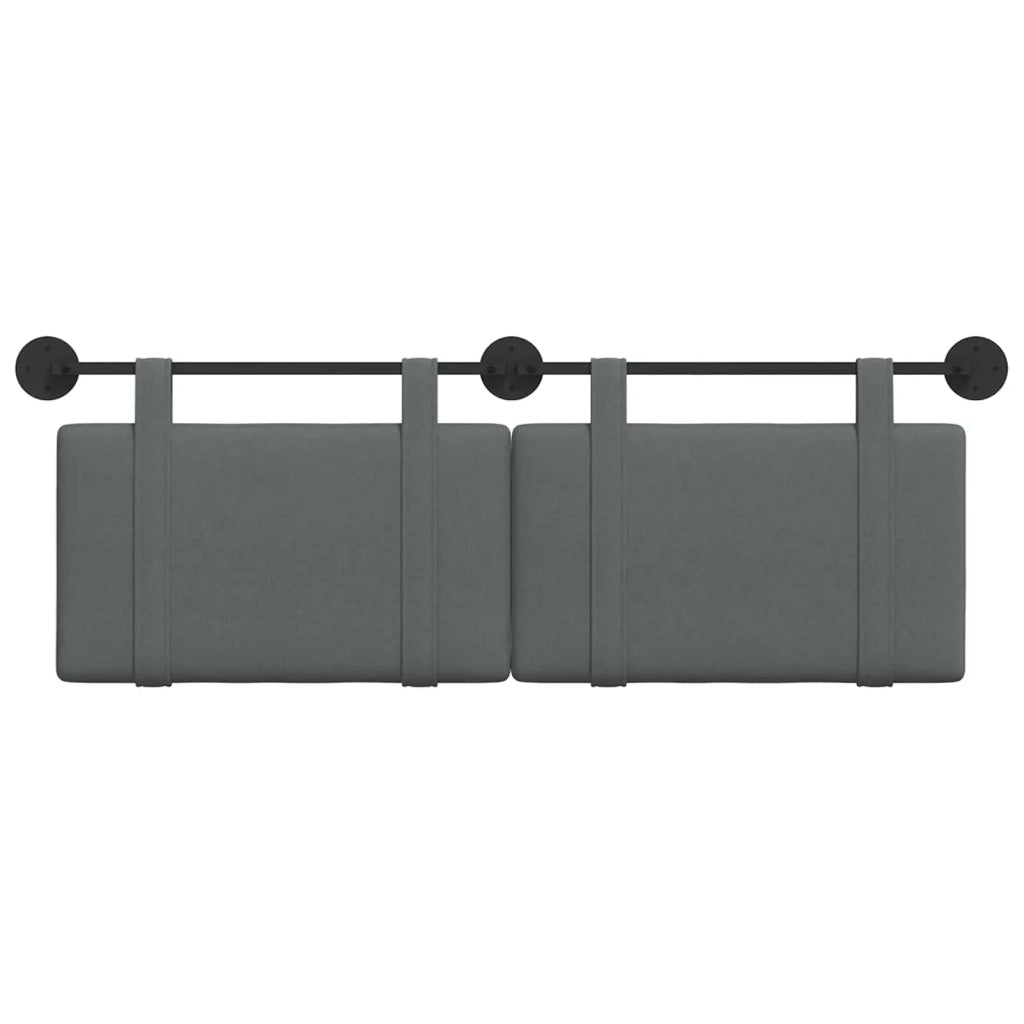 Testiera sospesa Grigio scuro Tessuto 42031407