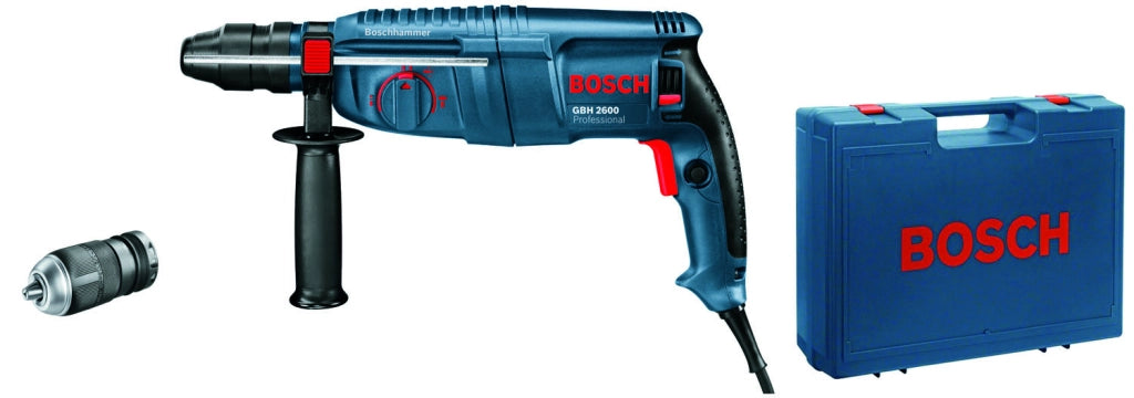 MARTELLO PERFORATORE BOSCH 800W GBH 2-25F + VALIGETTA E ACCESSORI