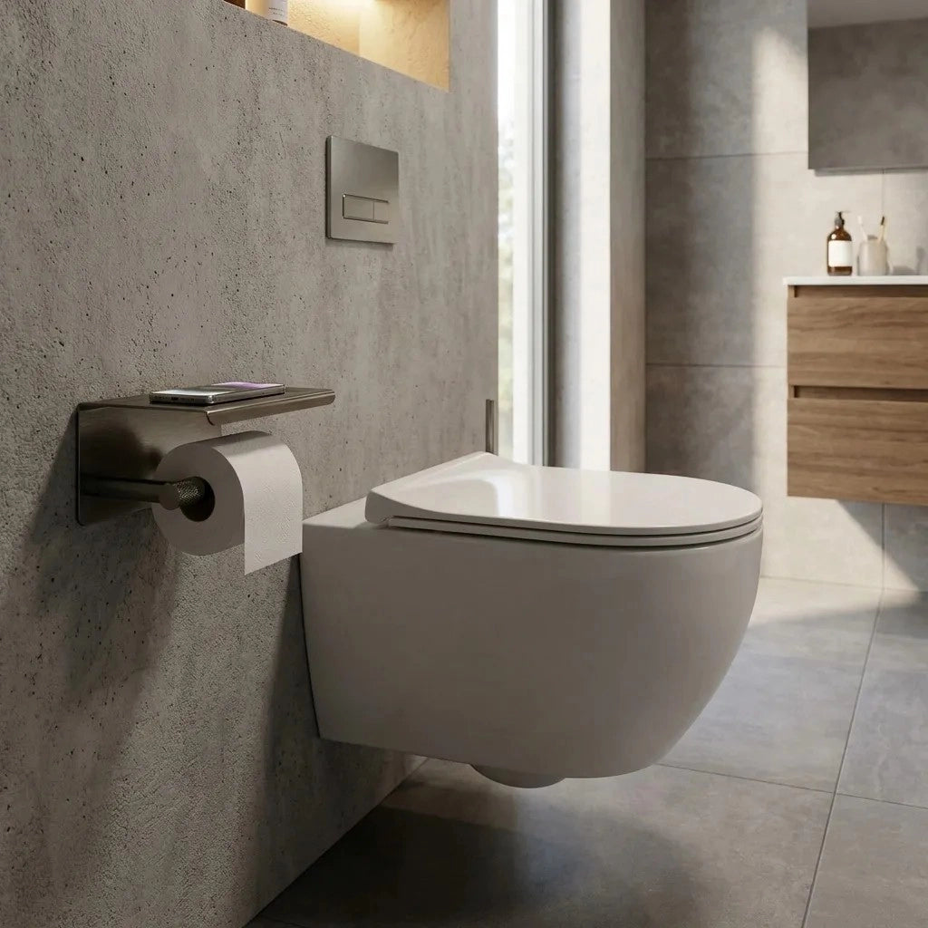 Portarotolo Con Ripiano 6613 Modern Titan