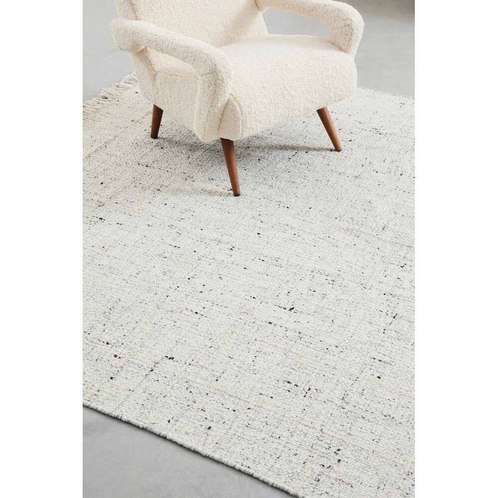 Tappeto in Lana Tessuto a Mano con Frange 160x230 cm - COX