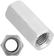 Accessorio di manutenzione a 2 pezzi - Zeskantmoer in acciaio di carbonio - Verzinkato - Dimensioni 50 x 22 mm - Mozzetti