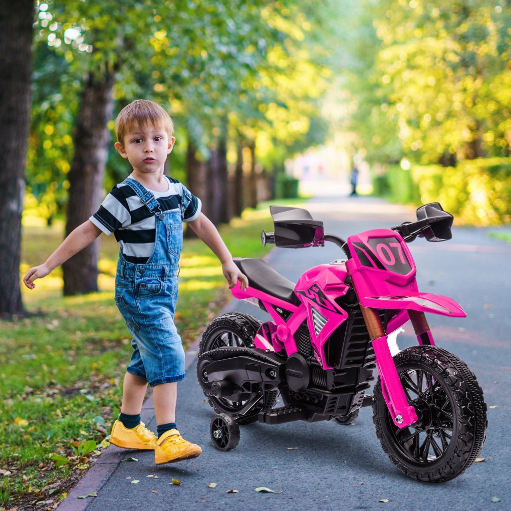 Moto Elettrica Bambini 12V ¨C zephmum ¨C Rosa