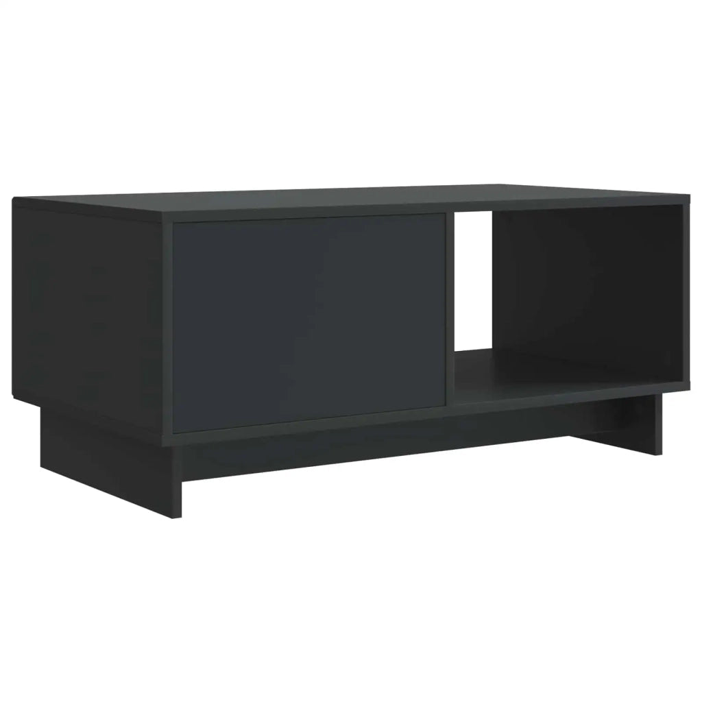 Tavolino da salotto | Tavolino da caff¨¨ | Tavolino da Soggiorno Nero 90 x 50 x 40 cm Legno ingegnerizzato