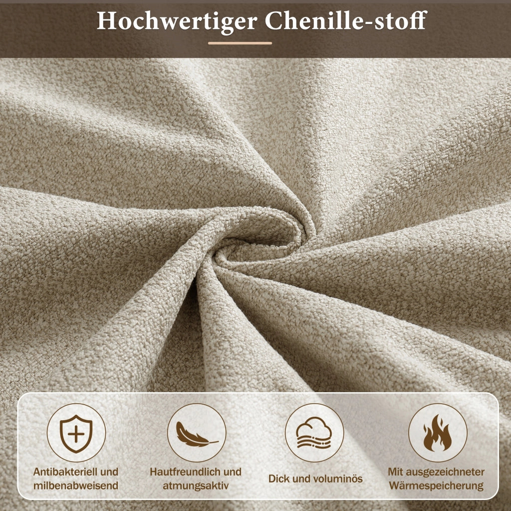 Letto imbottito estensibile - Xylo - 90x190 - Beige - 2 cassetti