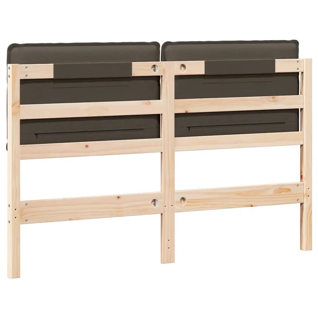 Testiera | Testata imbottita con Testiera | Testata Grigio Naturale e Chiaro 140 cm