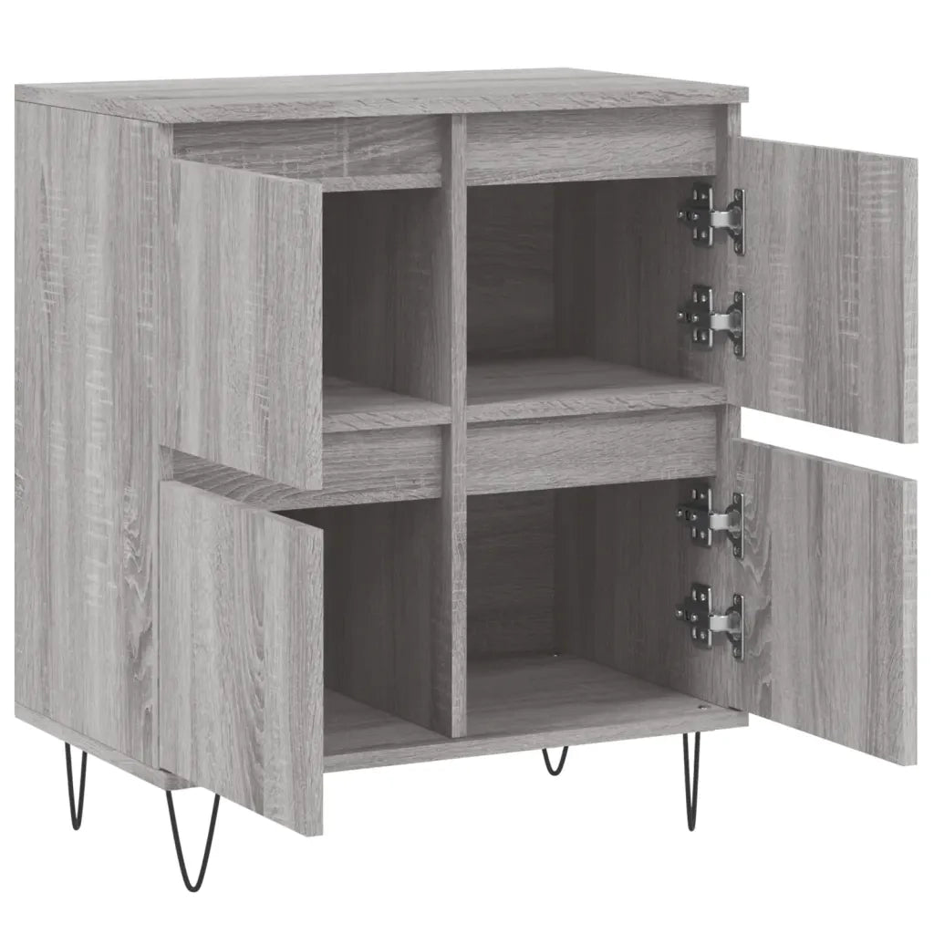 Credenza-Buffet-Armadio da cucina Grigio Sonoma 60x35x70 cm in Legno Multistrato 758734
