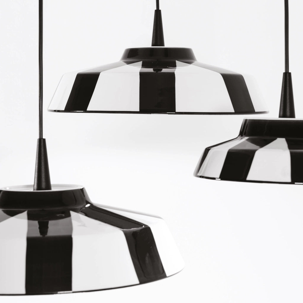 Circus Lampada a Sospensione LED Design Artigianale in Ceramica Blu Ø24 cm con Sorgente Luminosa 8W 3000K Alta Efficienza CRI 90 Modello Interni