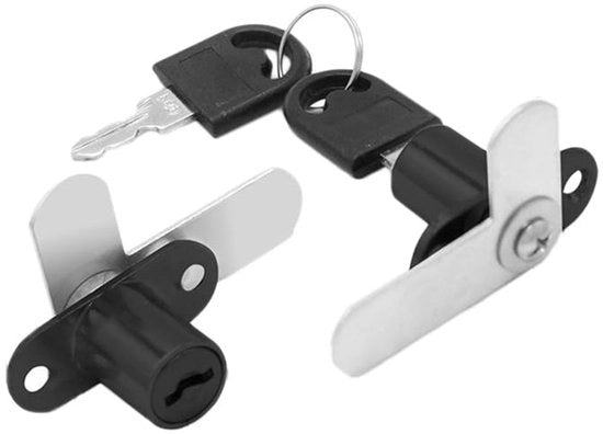 Cassettiere 16mm a doppia porta - Zinklegering - Maniglia a 7 viti - Armadio a muro - Mobili metallici - Piastra di chiusura