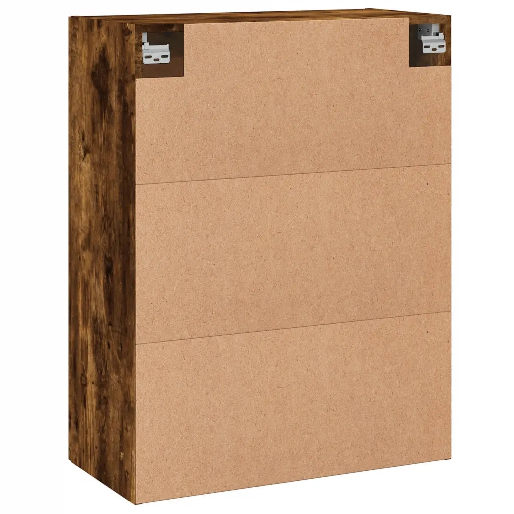 Mobile a Parete Rovere Fumo 69,5x34x90 cm in Legno Multistrato 830369