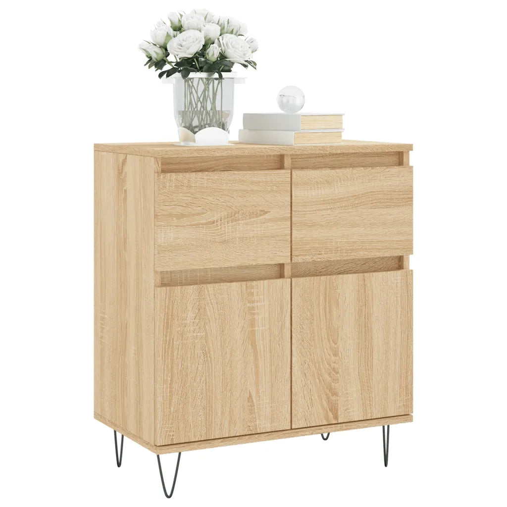 Credenza | Madia | Buffet da pranzo | Armadio da pranzo Rovere Sonoma 60x35x70 cm in Legno Multistrato