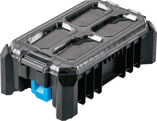 Organizzatore di attrezzi professionale - 7HTG506 - 5 coperchi funzionali - sospensioni metalliche - resistente ai danni - protezione contro la umidità e la polvere - struttura modulare
