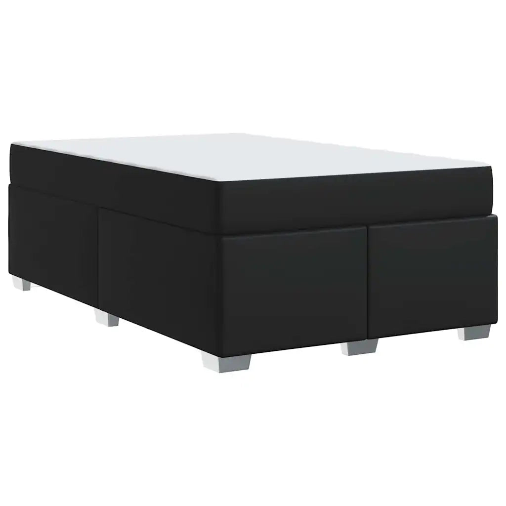 Struttura del letto con materasso Nero 120 x 190 cm Tessuto 3399230