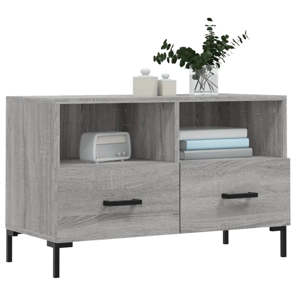 Mobile TV | Armadietto TV | Mobile Porta TV Grigio Sonoma 80x36x50 cm in Legno Multistrato