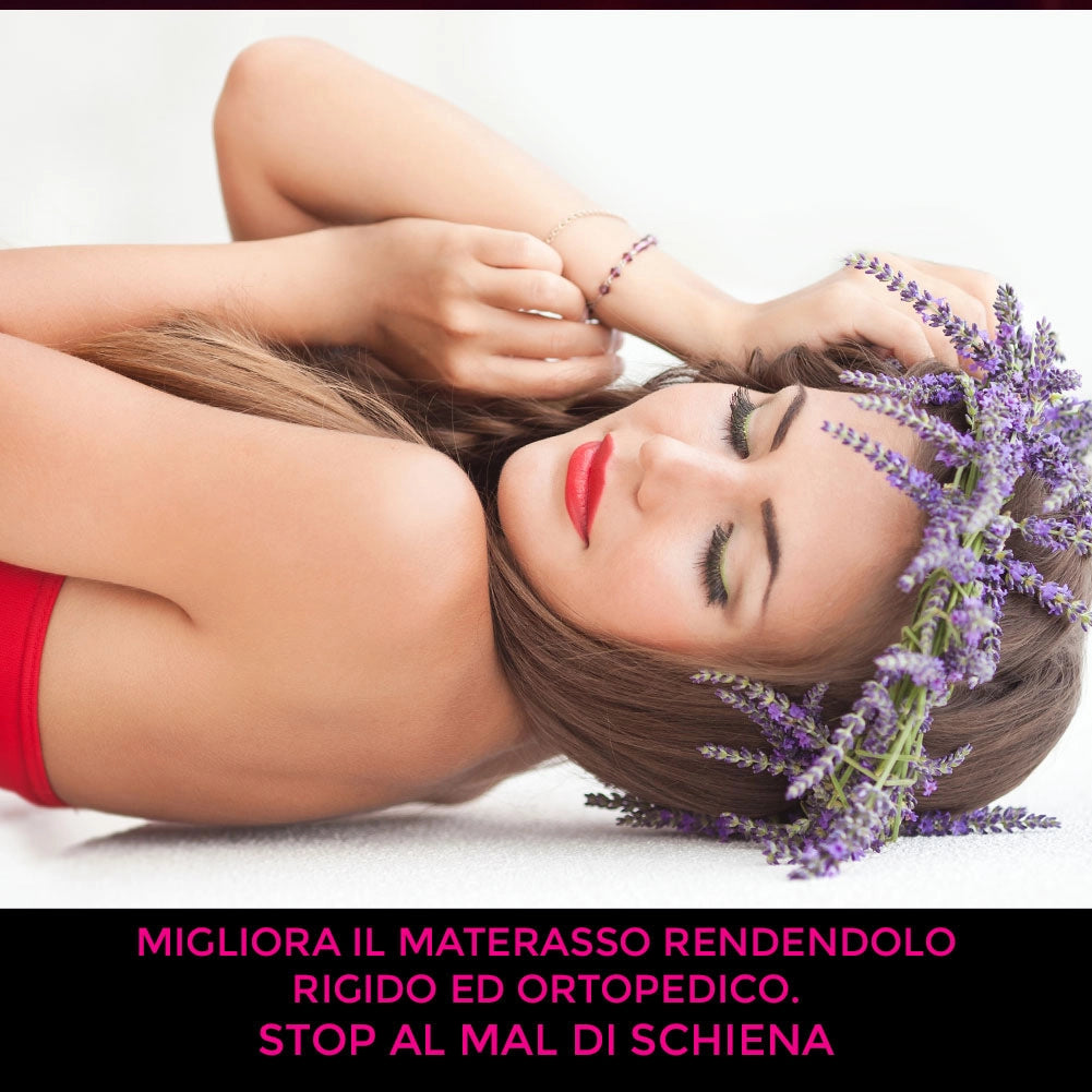 Topper rigido, correttore ORTOPEDICO BIOGREEN H6, DISPOSITIVO MEDICO DETRAIBILE, tessuto anallergico sfoderabile, 4 lati in ARGENTO - ORTOPEDIC francese 140x195