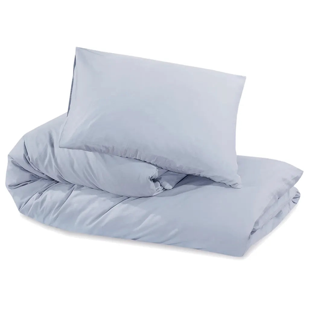 Set Copripiumino Grigio 140x200 cm in Cotone CFW7478990