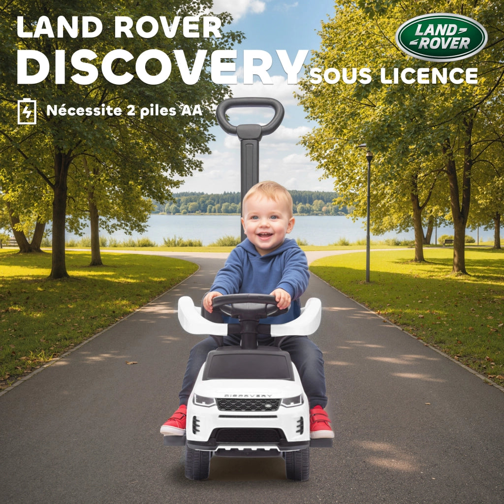 Cavalcabile Land Rover Discovery ¨C Xylo ¨C Bianco con Maniglia Rimovibile 84x40x94,5cm
