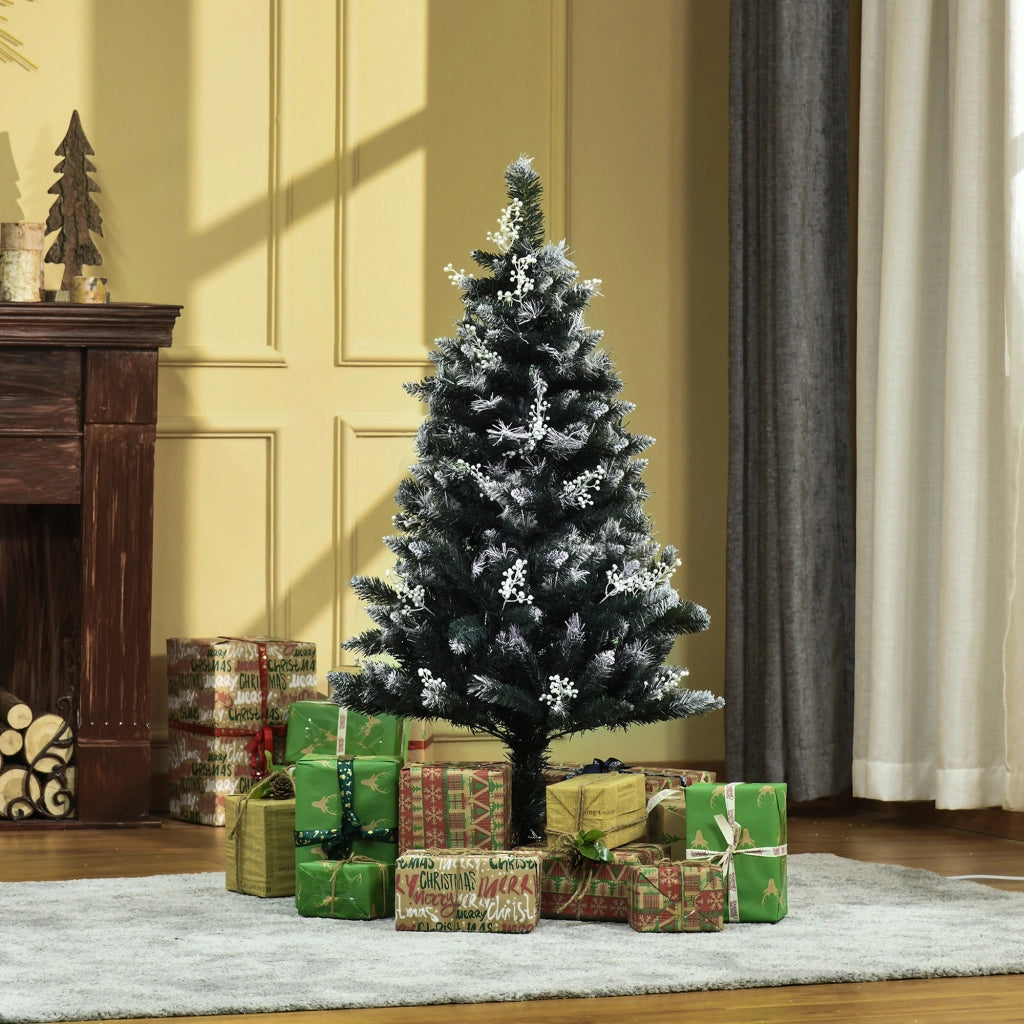 Albero di Natale Artificiale 120 cm ¨C Xylo ¨C 222 Rami, 28 Decorazioni, Verde