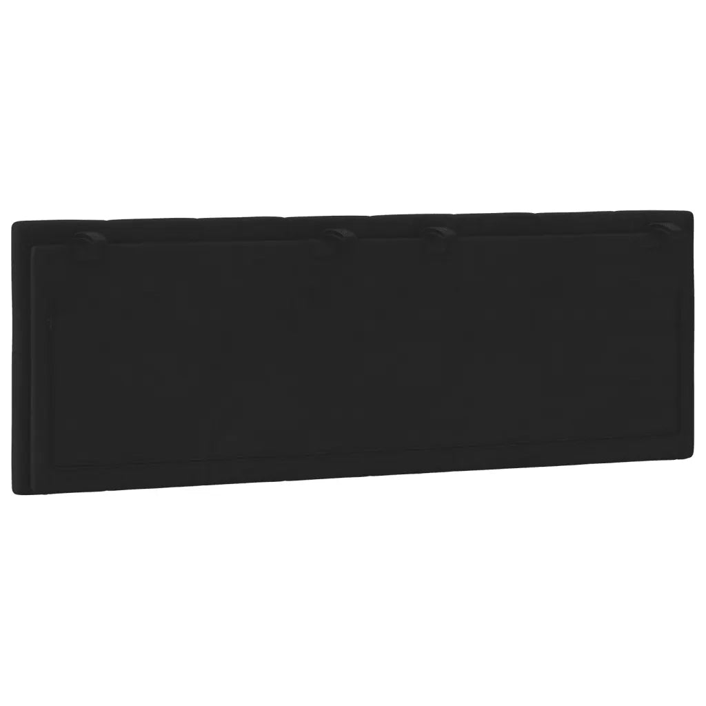 Cuscino Testiera Hanko Nero 140 cm in Velluto 374671