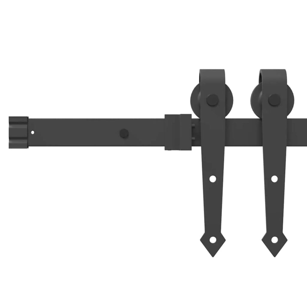 Porta scorrevole ORKDAL Naturale e Nero 73,5 x 211 cm 3445576