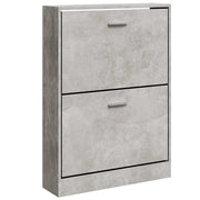 Scarpiera | Mobile per scarpe Grigio Cemento 59x17x81 cm in Legno Multistrato