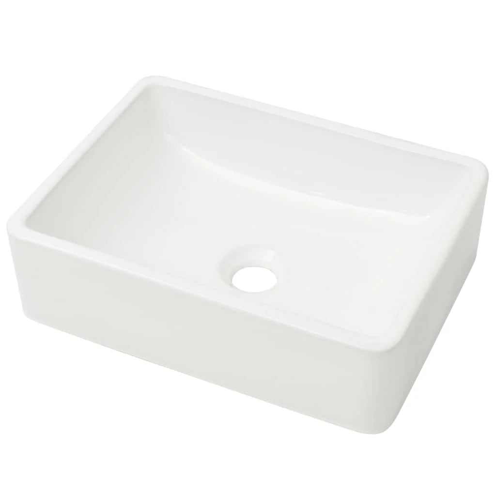 Lavabo in ceramica lavabo lavabo per bagno/WC 41 x 30 cm bianco 02_0002526