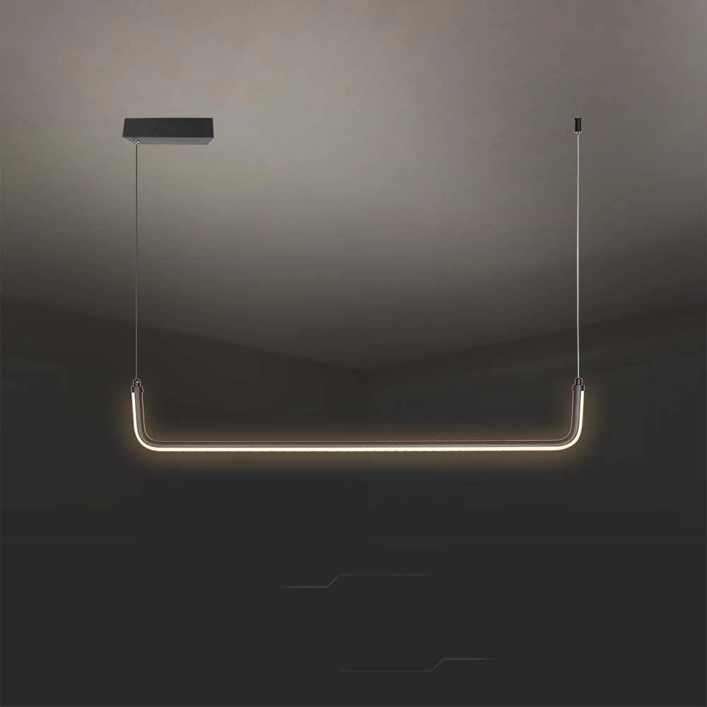 Lampada a sospensione LED lineare nera V-TAC VT-7769