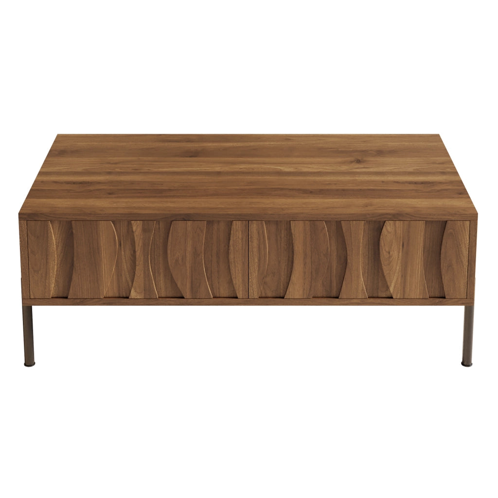 Tavolino da salotto moderno in stile retr¨° - Zephmum - 105x55x41 cm