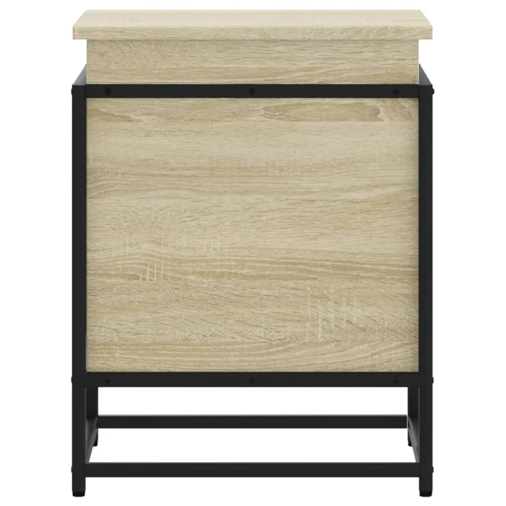 Contenitore con Coperchio Rovere Sonoma 40x40x51,5cm Truciolato 848790