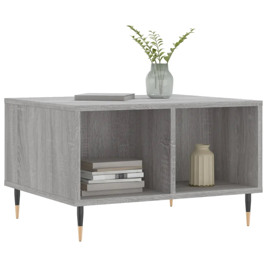Tavolino da Salotto-Tavolino da soggiorno-Tavolo grigio sonoma 60x50x36,5 cm in Multistrato 517857