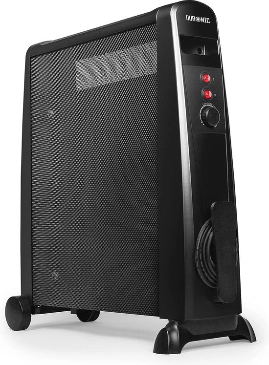 Riscaldatore Elettrico con Pannelli Mica - 2500W Ambientalmente Pieno e Rapido al Calore - Regolatore di Temperatura e Protezione contro Surriscaldamento