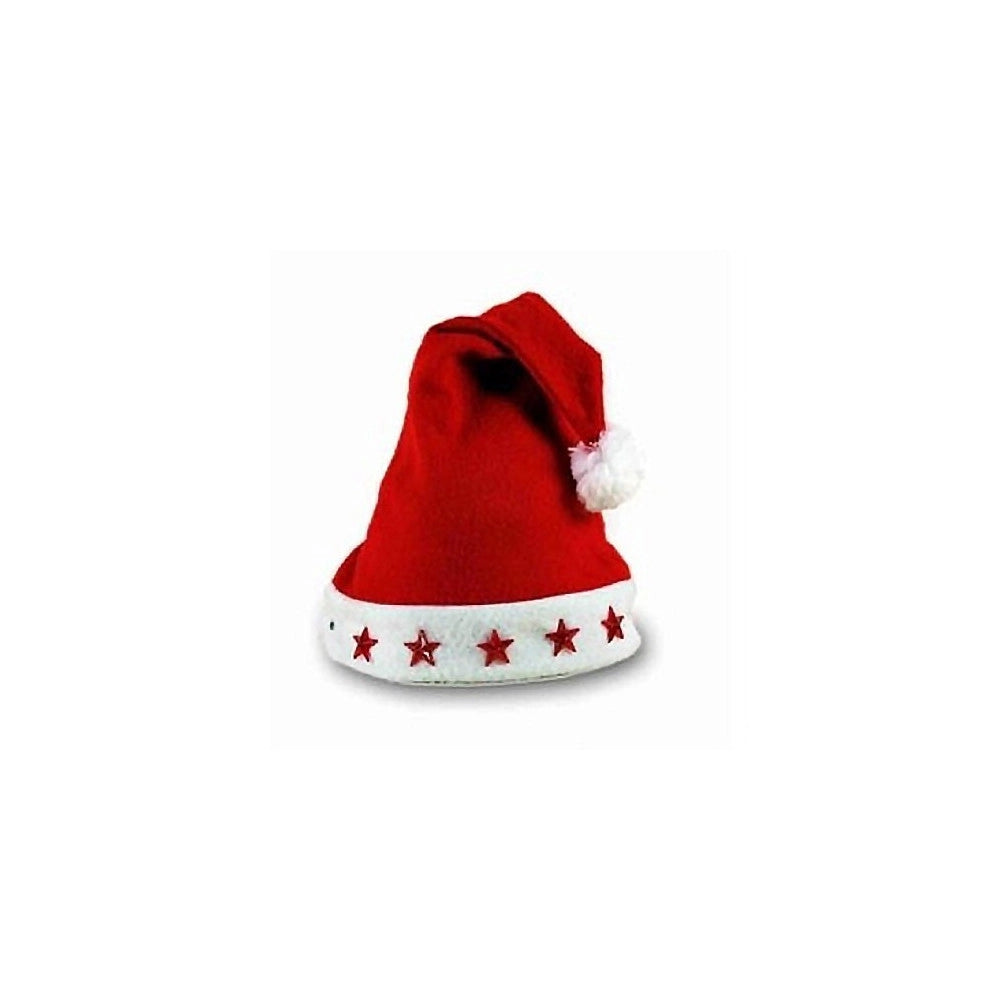 Trade Shop - Cappello Natalizio Con Luci Led Natale Luminoso Travestimento Accessorio -