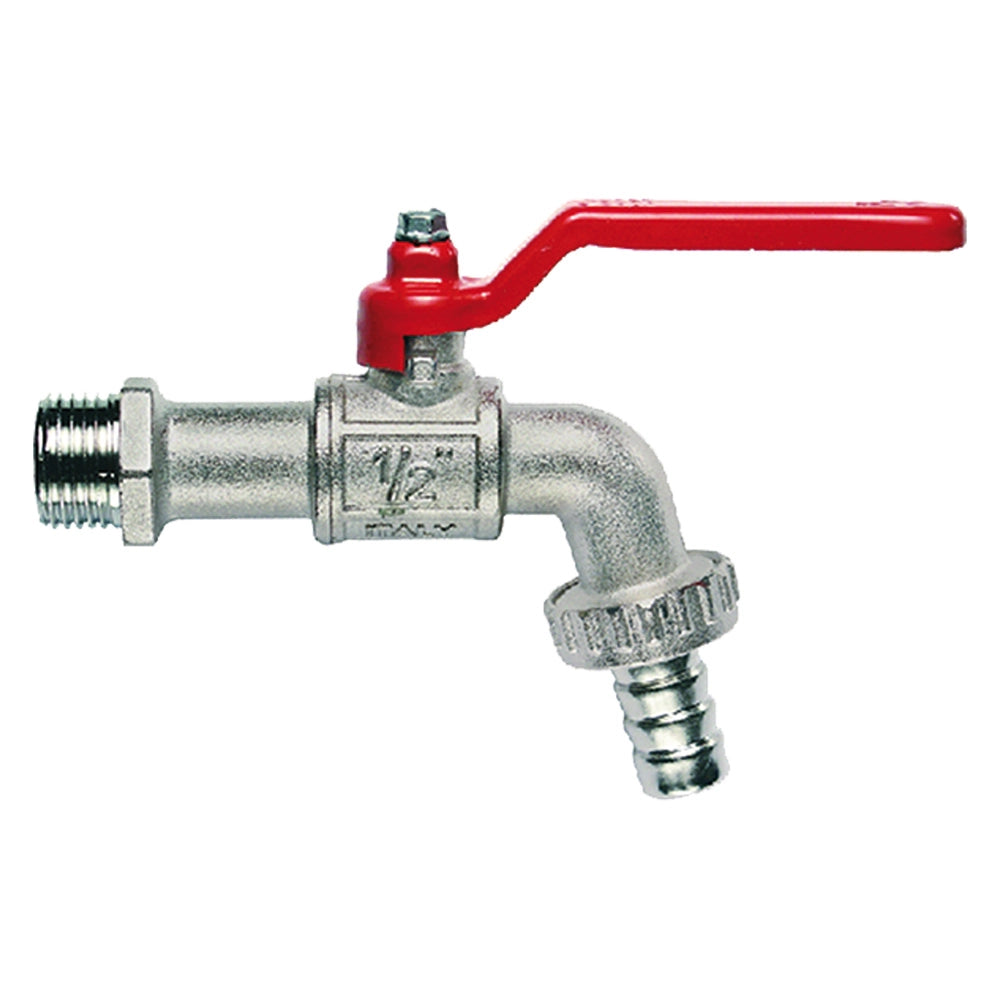 10pz rubinetto portagomma a sfera 1/2 - 15 bar codice 202622 cod:ferx.202622nlm